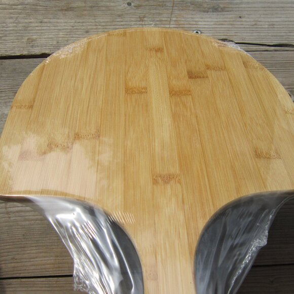 Bamboo Pizza Paddle Pizza Peel with Handle NIP Hanging - Picture 3 of 4